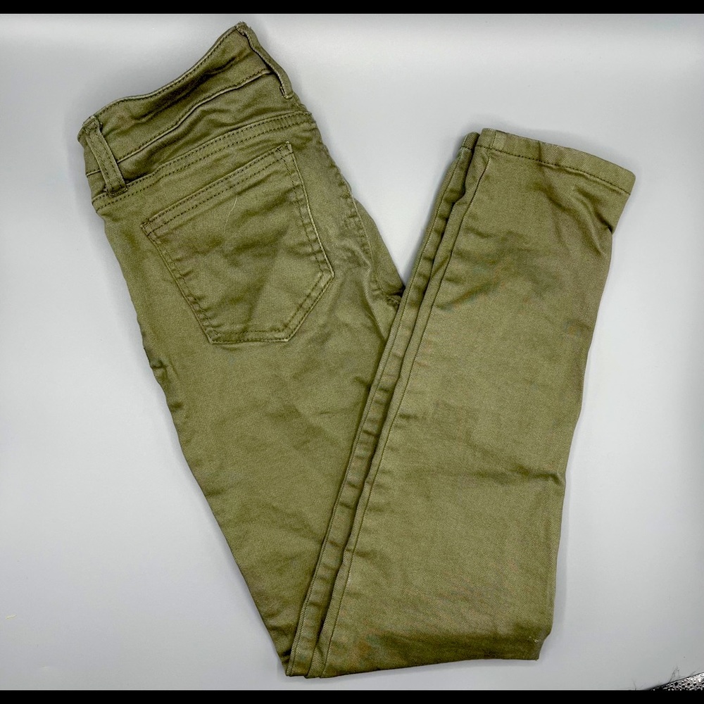 Revery Kids Jeans Army Green NWOT